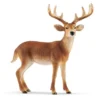 Figurine Cerf de Virginie plastique 10,5x10,4x4,5 cm à partir de 4 ans