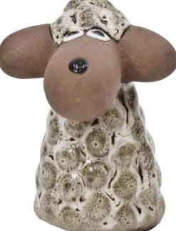 Figurine décorative en terre cuite émaillée Deroma Mini farmer - Ø 7 x 10 cm