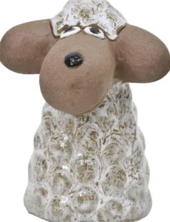 Figurine décorative en terre cuite émaillée Deroma Mini farmer - Ø 7 x 10 cm