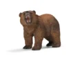 Figurine Ours Grizzly Série Animaux sauvages 5x4,5x10 cm