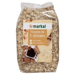 Flocon 5 céréales bio Markal - 500 g