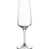 Flûte à champagne en verre transparent Cesti - 240 ml