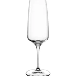Flûte à champagne en verre transparent Cesti - 240 ml
