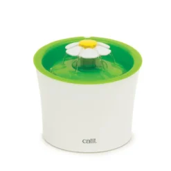 Fontaine à eau pour chat blanche et verte Cat-it Flower - 3 L