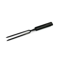 Fourchette courte pour plancha coloris noir en titane Forge Adour - 29,5 x 2,8 x 1,5 cm