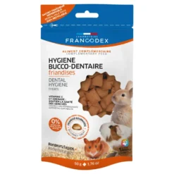 Friandises dentaires pour NAC hygiène bucco-dentaire Francodex - 50 g