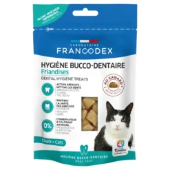 Friandises hygiene bucco-dentaire pour chat