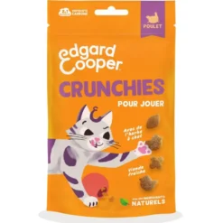 Friandises pour chat au poulet sans céréales Edgard & Cooper Crunchies - 50 g