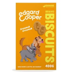 Friandises pour chien adulte à la banane biscuits Edgard & Cooper - 400 g
