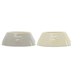 Gamelle pour chien aux longues oreilles coloris beige en grès Scruffs – 21 x 21 x 8,5 cm