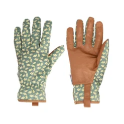 Gant Bridget coloris vert en toile et cuir Blackfox - taille 8