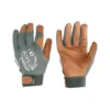 Gant Spring coloris vert kaki en maille polyester et cuir Blackfox - taille 7