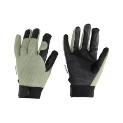 Gant Spring coloris vert tilleul en maille polyester et cuir Blackfox - taille 9