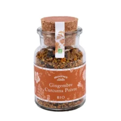 Gingembre bio curcuma poivre Provence d’Antan - 65 g