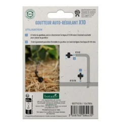 10 goutteurs auto-régulants 4L/h botanic® - Arrosage goutte à goutte