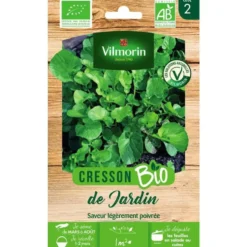 Graines de cresson de jardin bio Vilmorin - graines à semer