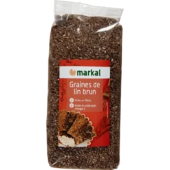 Graines de lin brun bio Markal Sachet - 500 g