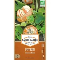 Graines de potiron griraumon turban bio Ferme de Sainte Marthe - graines à semer