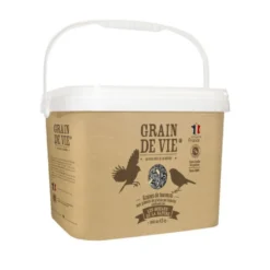 Graines de tournesol et granulés aux insectes pour oiseaux Grain de Vie - 4,5 kg