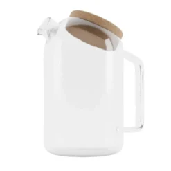 Grande théière coloris transparent en verre soufflé Horae - 1 L