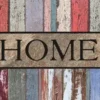 Grattoir en caoutchouc floqué multicolore Sweetsol Home - 60 x 40 cm