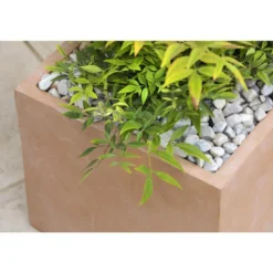 Graviers décoratifs de marbre blanc rouge 7 à 15 mm en sac de 10 kg