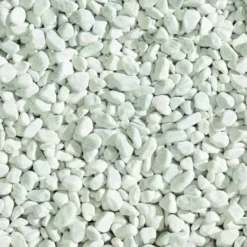 Graviers de marbre de Carrare blanc calibre 7 à 15 mm en sac de 20 kg