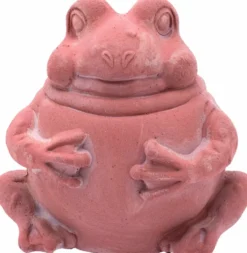 Grenouille en terre cuite rouge Anticomestiere Ranocchio - 17 x 13 x 16 cm