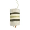 Griffoir cylindrique en corde vert avec plumes naturelles Bobby Griffoir Roll - 21 x 12 x 14 cm