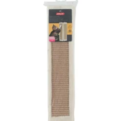 Griffoir mural d’angle à fixer beige contreplaqué chanvre - 24 x 2,5 x 56 cm