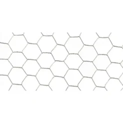 Grillage Galvanex maille hexagonale 1,9 cm Métal galvanisé Gris L5 m x H100 cm