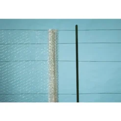 Grillage Galvanex maille hexagonale 2,5 cm Acier galvanisé Gris L10 m x H100 cm