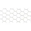 Grillage Galvanex maille hexagonale 1,9 cm Métal galvanisé Gris L5 m x H50 cm
