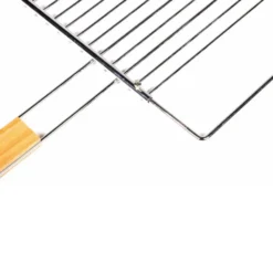 Grille coulissante en acier chromé - 51 x 37 cm