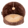 Grotte pour chat marron Kensington Scruffs – Taille 44 x 44 x 48 cm