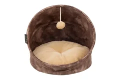 Grotte pour chat marron Kensington Scruffs – Taille 44 x 44 x 48 cm