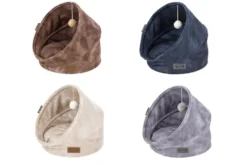 Grotte pour chat marron Kensington Scruffs – Taille 44 x 44 x 48 cm