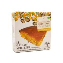 Gâteau moelleux amande & orange bio Biscuiterie de Provence - 110 g
