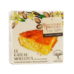 Gâteau moelleux amande & vanille Biscuiterie de Provence - 120 g