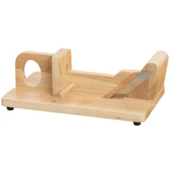 Guillotine à saucisson en bois et inox 22 cm