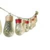 Guirlande Beebop à suspendre 10 LED facettes coloris beige en corde naturelle - 180 cm