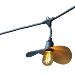Guirlande lumineuse à lumière blanc chaud raccordable sur secteur Lumisky Hat light - 6 m
