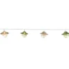 Guirlande solaire décoration métal Blachère blanc chaud 10 LED - 2,25 m