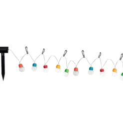 Guirlande solaire Escape de 10 ampoules multicolores à mini LED 180 cm