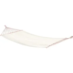 Hamac à barres simple blanc beach 300 x 140 cm