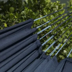 Hamac coloris bleu marine en polypropylène Jobek Hamac Kocon - 340 x 140 cm