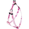 Harnais baudrier Camouflage pour chat coloris rose