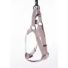 Harnais baudrier réglable gris pour chien - 4x90/110 cm