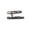 Harnais chat noir à motif 10 mm - 25/35 cm