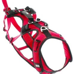 Harnais pour chien coloris rouge I-Dog Confort Trek - Taille M